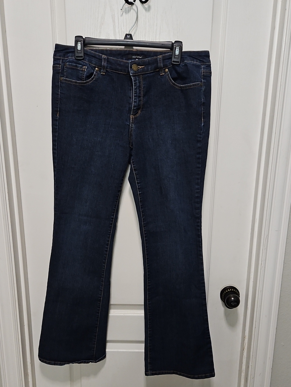 Daisy Fuentes Dark Blue Flare Jeans